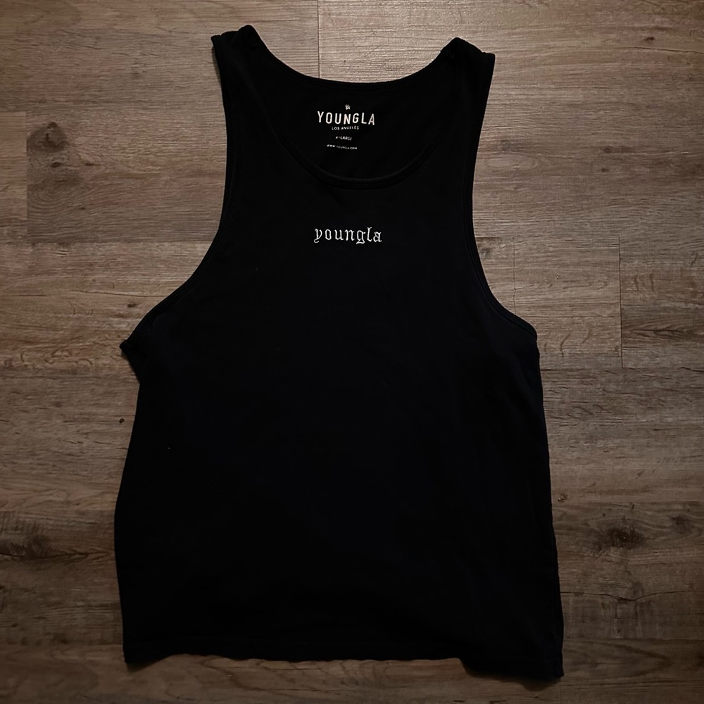 YoungLA Black Tank Top